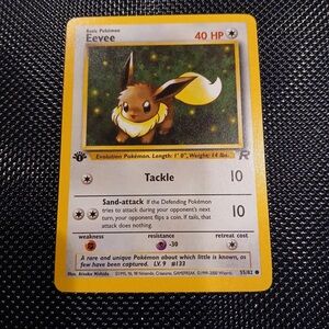 1st Edition Eevee 55/82 - Team Rocket